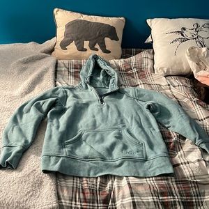 Teal Carhartt hoodie
